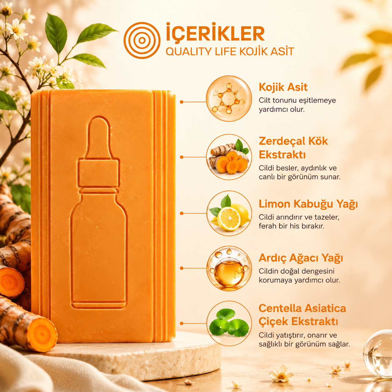 Leke ve Kırışıklık Karşıtı Kojic Asit Sabunu