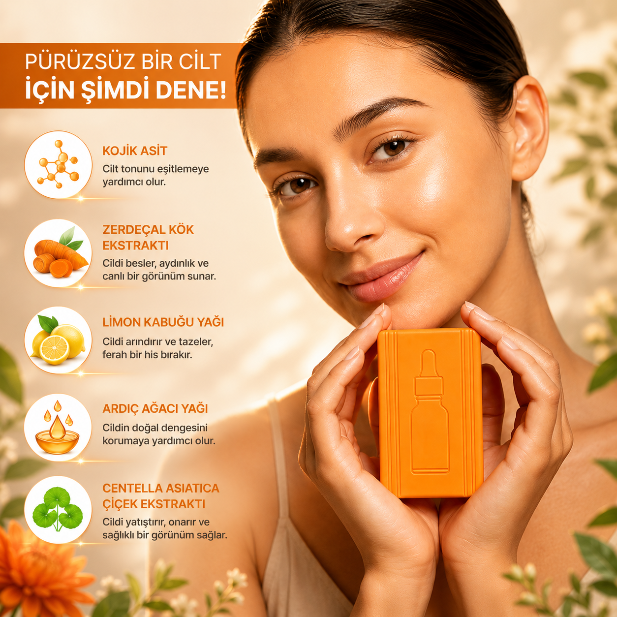 Leke ve Kırışıklık Karşıtı Kojic Asit Sabunu